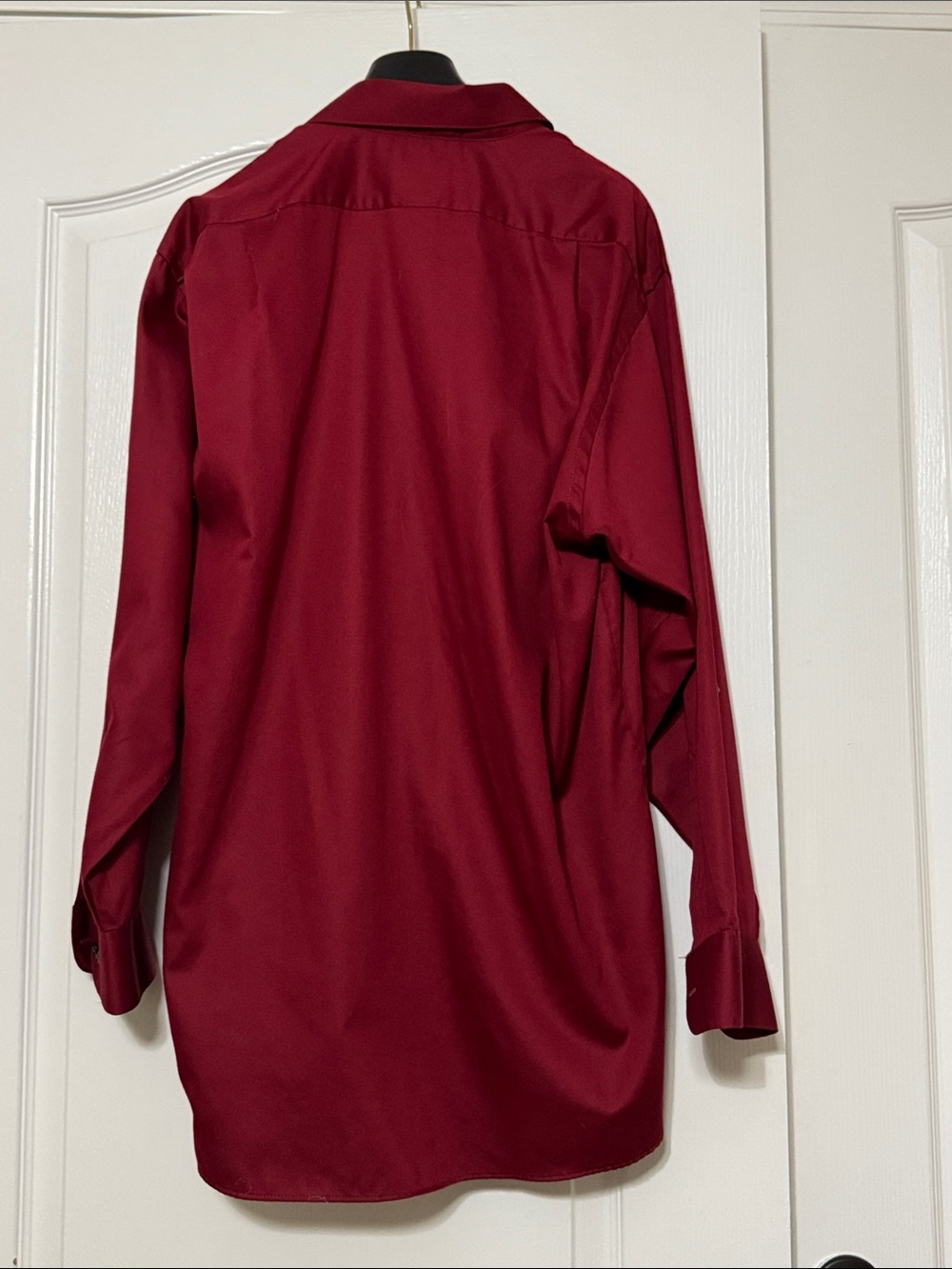 Van Heusen Men's Long-Sleeve Dress Shirt - Deep Red - Picture 3 of 6